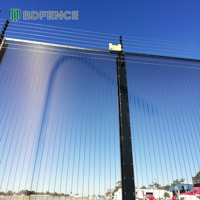 Galvanisée Clearvu haute sécurité 358 barrière anti-escalade en plastique revêtue de métal prison de la maille Clear Vu View barrière pas de montée