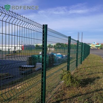 Panneaux de clôture en PVC revêtus de métal en acier galvanisé