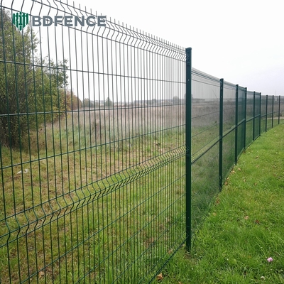 Clôture en treillis métallique de haute sécurité 3D V courbe courbée