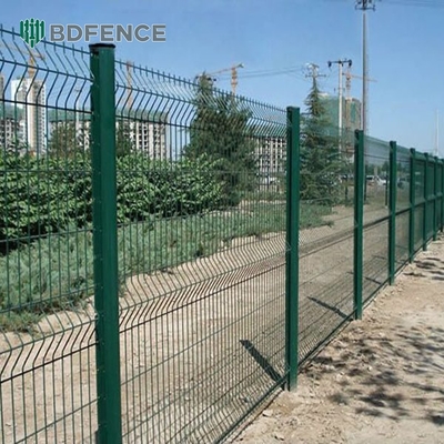 Clôture en treillis métallique de haute sécurité 3D V courbe courbée