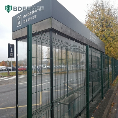 Pvc revêtu 3d filet de fil de fer soudé