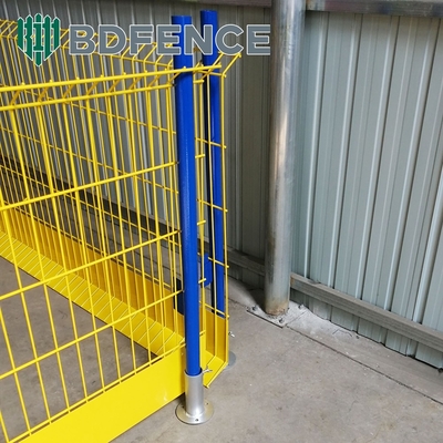 Q235 Clôture de protection des bords en treillis d'acier avec panneau d'aiguille pour bâtiment