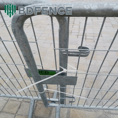 Barricades d'acier galvanisé lourds Concert Faible entretien