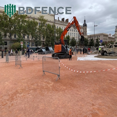 Modélisation 3D en poudre de la barrière de la foule