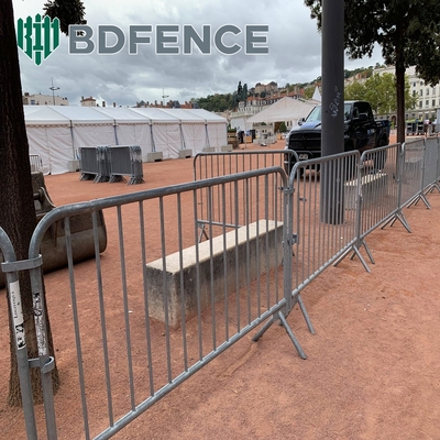 Marathon lourd contrôle de la foule Barricade de clôture 1.8x2.95m
