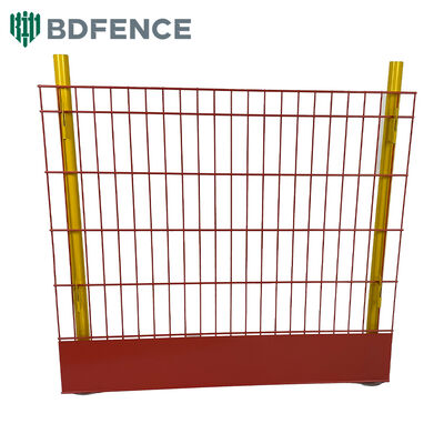 Fournisseur de clôtures de bord de haute qualité, clôture de bordure extérieure solide, clôture de protection de bord pour travaux routiers