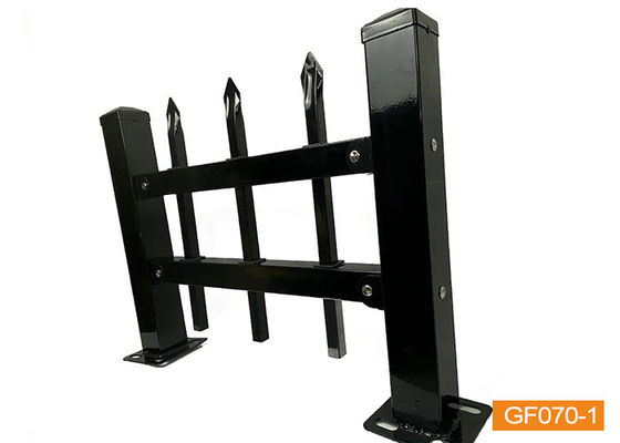 Métal noir de jardin Clôtures en fer forgé Trellis métal Tubulaire en aluminium de fer