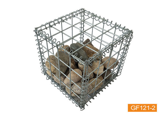 Pierre 2x1x1 galvanisée d'immersion chaude maintenant la barrière System de Gabion de mur de boîte