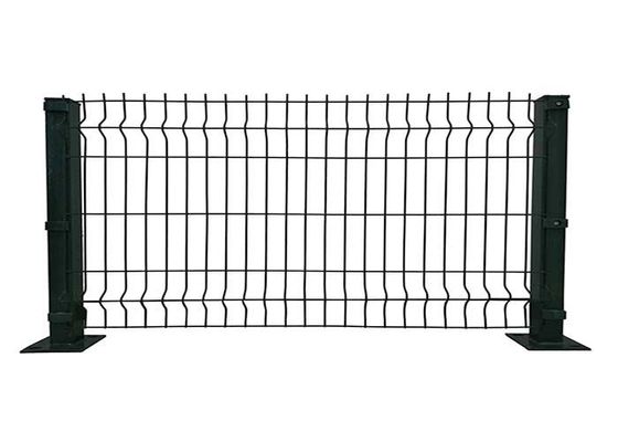 3d V Mesh Clôture en Pvc Vert / Noir / Gris Clôture métallique
