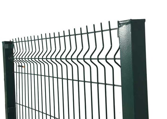 Résistance à la corrosion en PVC revêtue de 3D courbée soudée filet de fil de fer
