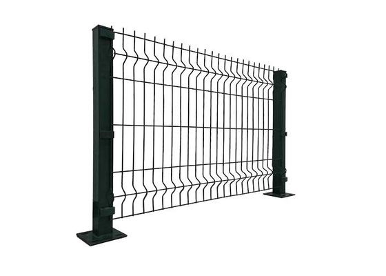 Fabrication personnalisée de haute qualité pour la maison extérieure 3D métallique courbée soudée grille de fil de fer de jardin pour la clôture