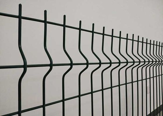 Fabrication personnalisée de haute qualité pour la maison extérieure 3D métallique courbée soudée grille de fil de fer de jardin pour la clôture