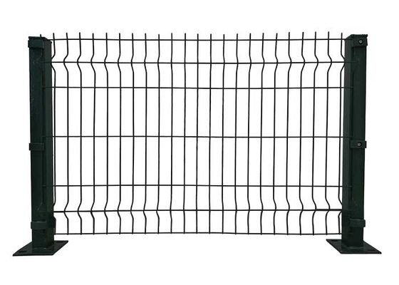 Fabrication personnalisée de haute qualité pour la maison extérieure 3D métallique courbée soudée grille de fil de fer de jardin pour la clôture