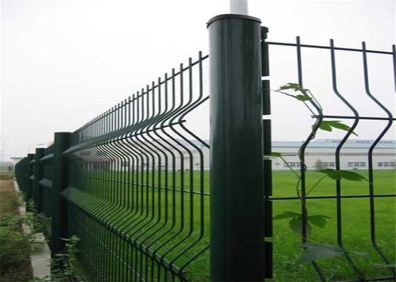 Résistance à la corrosion en PVC revêtue de 3D courbée soudée filet de fil de fer