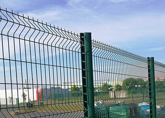 Résistance à la corrosion en PVC revêtue de 3D courbée soudée filet de fil de fer