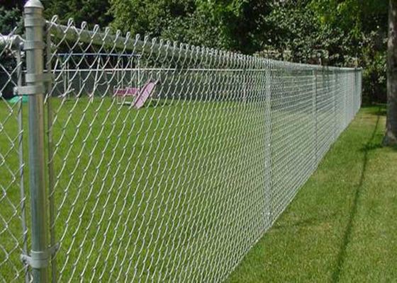 Fer de fil de fer Mesh Chain Link Clôture Avec 60x60mm Maillage Taille Et 3mm Diamètre de fil