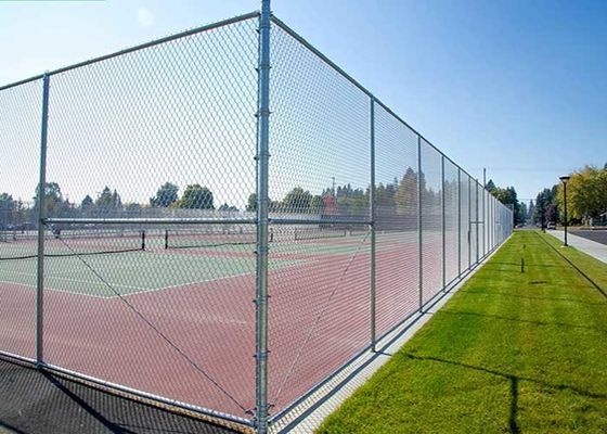 Fer de fil de fer Mesh Chain Link Clôture Avec 60x60mm Maillage Taille Et 3mm Diamètre de fil