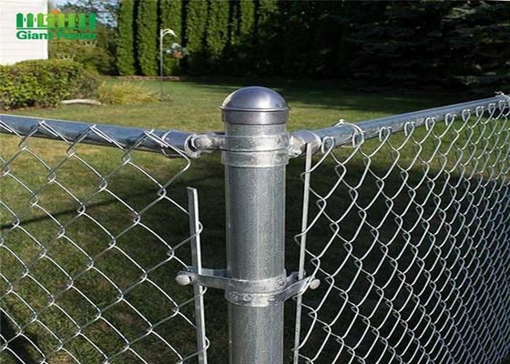 Fil d'acier à faible teneur en carbone portatif Diamond Chain Link Fence