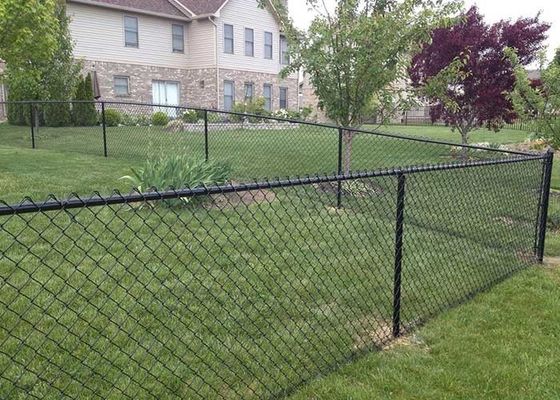 4.5mm après revêtue de PVC galvanisée Diamond Chain Link Clôture pour le jeu d'usine