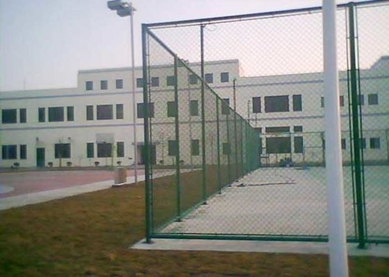 4.5mm après revêtue de PVC galvanisée Diamond Chain Link Clôture pour le jeu d'usine