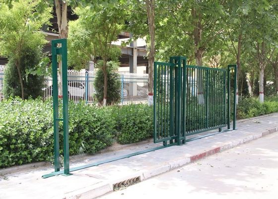 Barrière coulissante électrique automatique Gate de jardin en métal de fer
