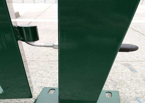 Modèle 3D du jardin de la maison Porte en fer Décoration de jardin galvanisée 32x32mm Rails