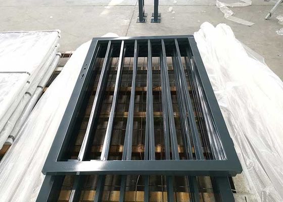 Porte coulissante en acier et en fer 3D facile à assembler pour une sécurité domestique à faible entretien en Inde