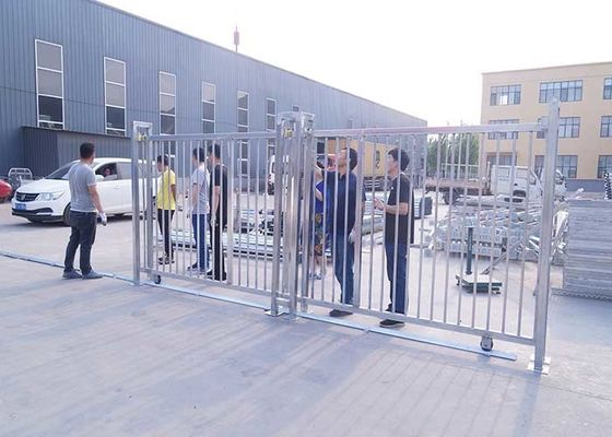 Le PVC a enduit des portes de jardin de sécurité en métal soudé de 60*60mm