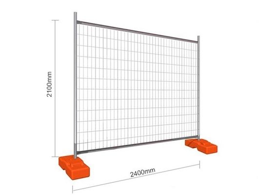 Barrière de construction de Temp de la norme 2100mmx2400mm de l'Australie