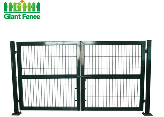 Le PVC de W1.5m a enduit le fil Mesh Metal Garden Fence Gate