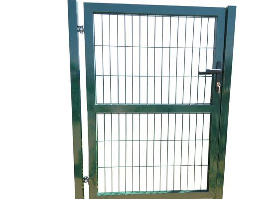 le PVC vert de 40x40mm a enduit les portes latérales de fer travaillé