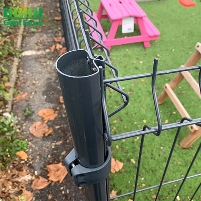 Prix d'usine Metalx Pas cher PVC vert/noir revêtu jardin extérieur 3D courbe soudé courbe périmètre fil de sécurité/maillage V
