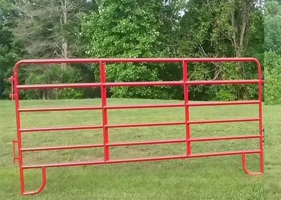 le tuyau portatif a rempli bétail de maillage de soudure clôturent Gate