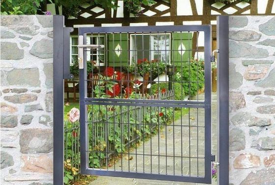 portes de jardin modernes simples en métal de trou de 50*200mm