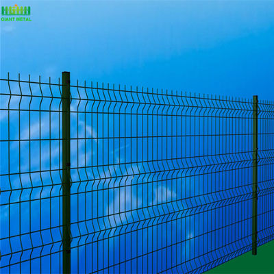 V soudé enduit par PVC en acier galvanisé Mesh Security Fencing 50*150mm