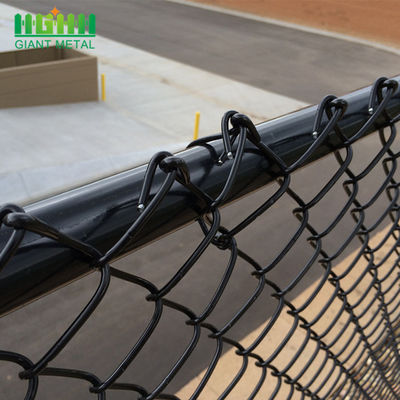 PVC Q195 a enduit la barrière en plastique For Sports Ground de maillon de chaîne de 50*50mm