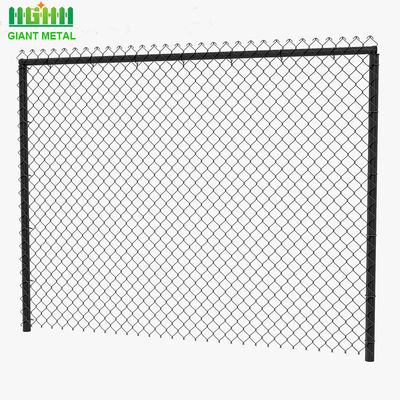 PVC Q195 a enduit la barrière en plastique For Sports Ground de maillon de chaîne de 50*50mm