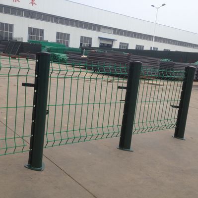 Prix d'usine Metalx Pas cher PVC vert/noir revêtu jardin extérieur 3D courbe soudé courbe périmètre fil de sécurité/maillage V