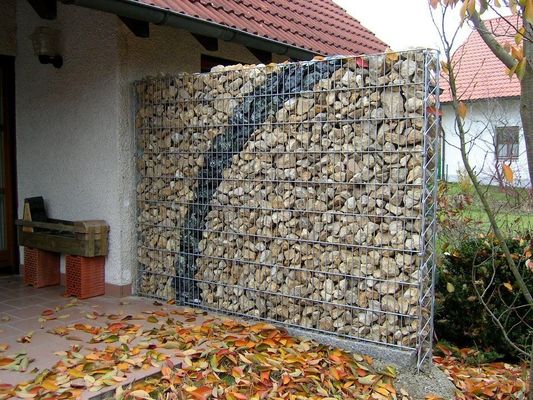 3.7mm 3,8x2,2x3,05mm Galvanisé Gabion Box trou hexagonal