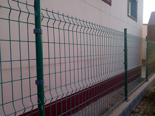 Le PVC décoratif de yard a enduit le courrier rond 3mm 3d Mesh Fence