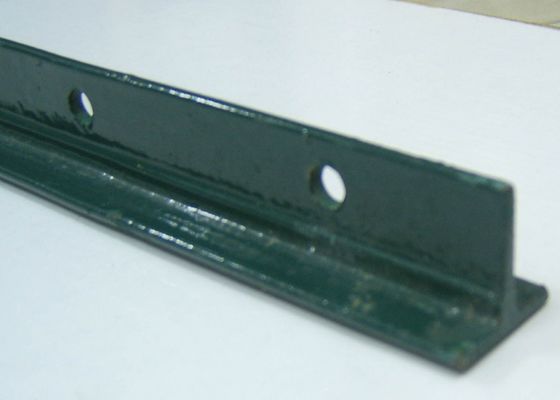courrier en métal T du vert 5ft de peinture de 1.33lb/Ft pour la clôture