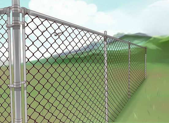 Taille enduite en plastique de Diamond Mesh Fencing 3.0m de jardin