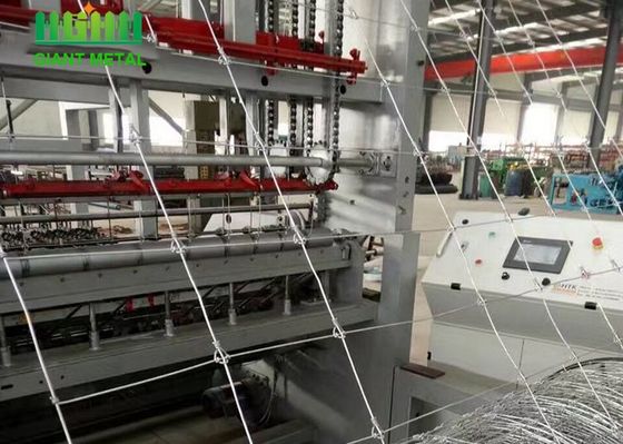 Barrière fixe galvanisée plongée chaude Panels de bétail de taille du noeud 0.8m