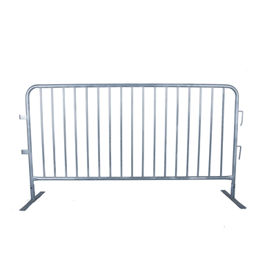 Plastique en acier galvanisé en aluminium barrière de contrôle de foule clôture mobile sécurité pliable événement de barrière piétonne concert