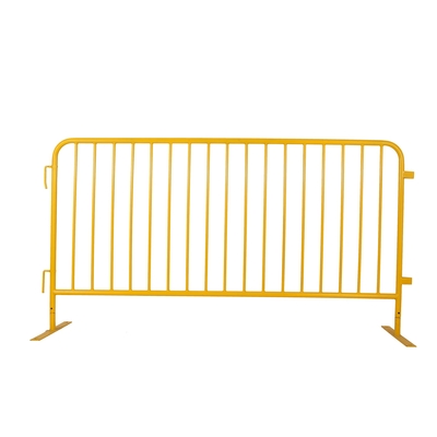 Plastique en acier galvanisé en aluminium barrière de contrôle de foule clôture mobile sécurité pliable événement de barrière piétonne concert