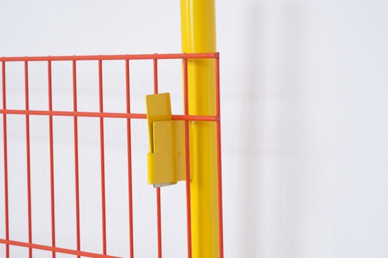 le PVC de barrières de protection de bord de taille de trou de 50*200mm a enduit la couleur orange